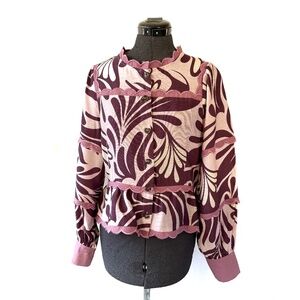 Pink Swirl Blouse